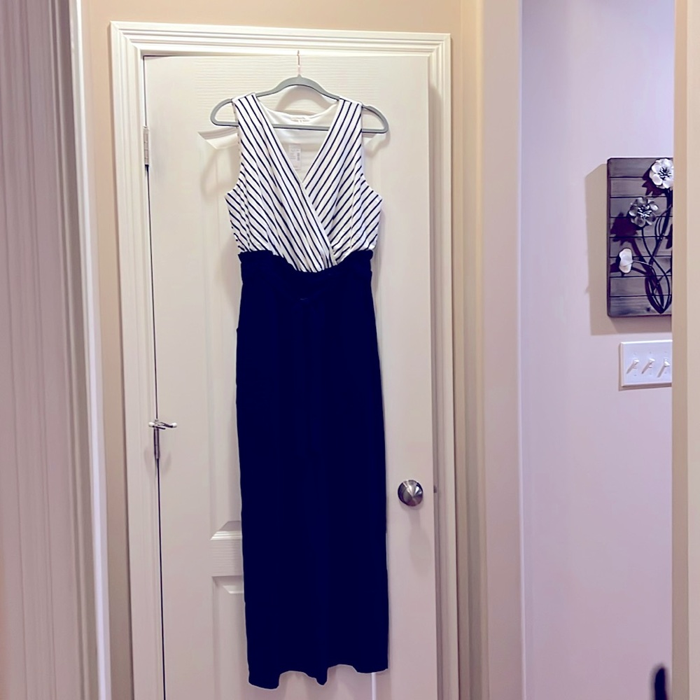 NWT- Adorable Striped Sleeveless Jumpsuit